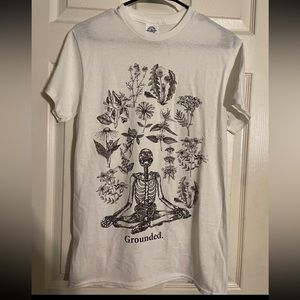 Grounded skeleton shirt